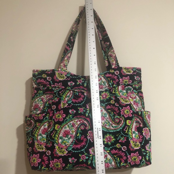 VERA BRADLEY PETAL PAISLEY TOTE BAG - Picture 5 of 9